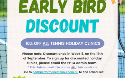 Early Bird Holiday Clinics Discount